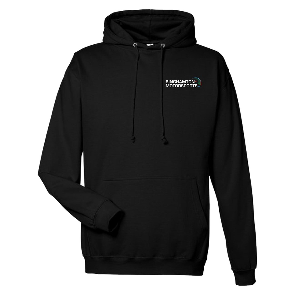 [SF500-S-Black] Binghamton Motorsports Hoodie Design 2 in Black (S)
