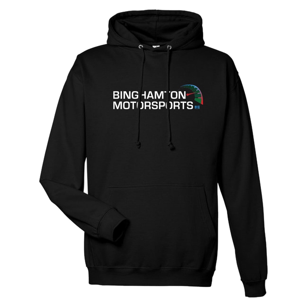 [SF500-S-Black] Binghamton Motorsports Hoodie in Black (S)