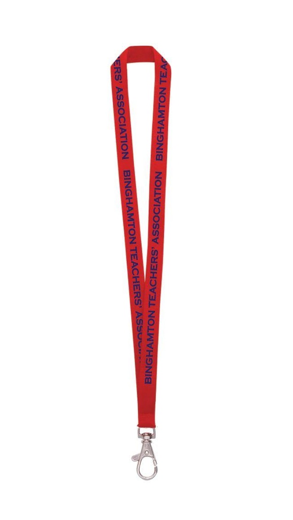 [Binghamton Teachers' Association Lanyard-Red] Binghamton Teachers' Association Lanyard