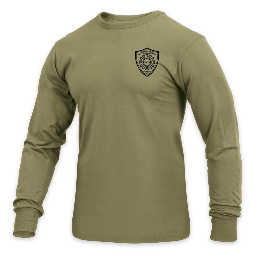 [3727-S] LEISURE WEAR- Hancock Fire Department Base Layer Long Sleeve Tee  (S)