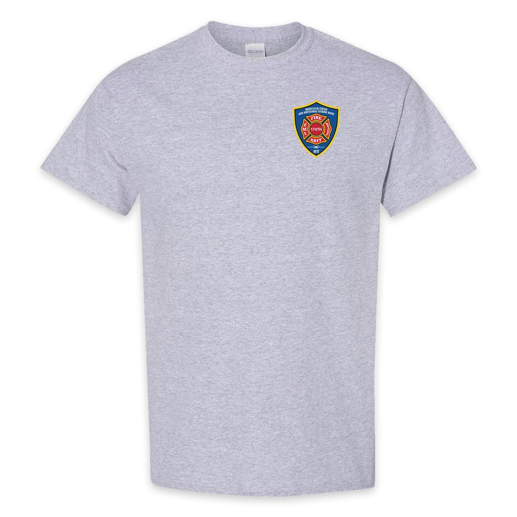ON DUTY- Hancock Fire Department Short Sleeve Tee (Front Only- Full Color Logo)