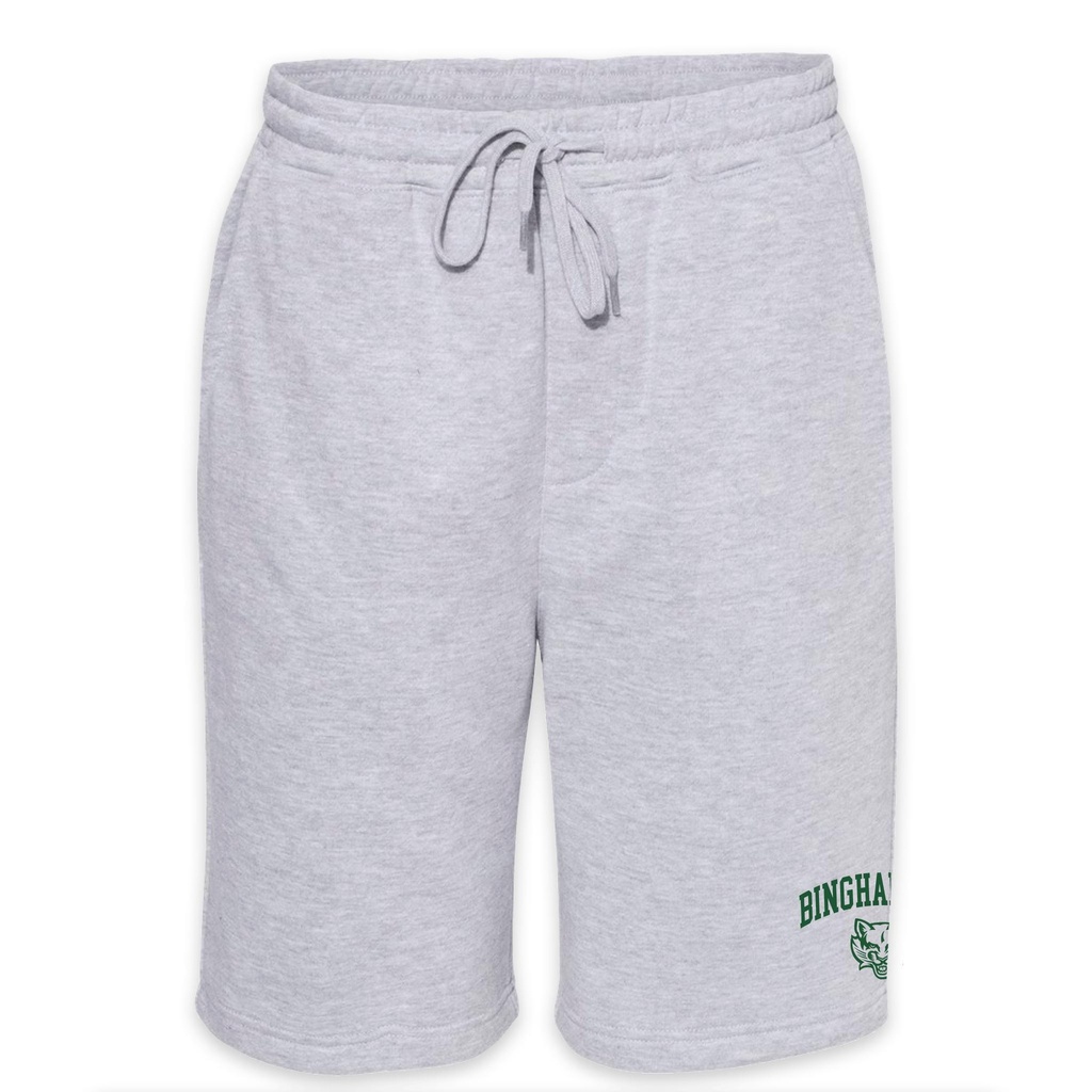 [IND20SRT-XS-Grey Heather] Binghamton University Sweat Shorts (XS)