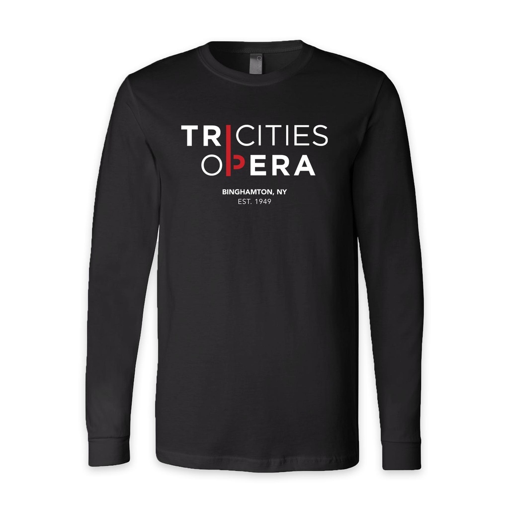 [3501-XS-Black] Tri-Cities Opera Long Sleeve Shirt (Black, XS)