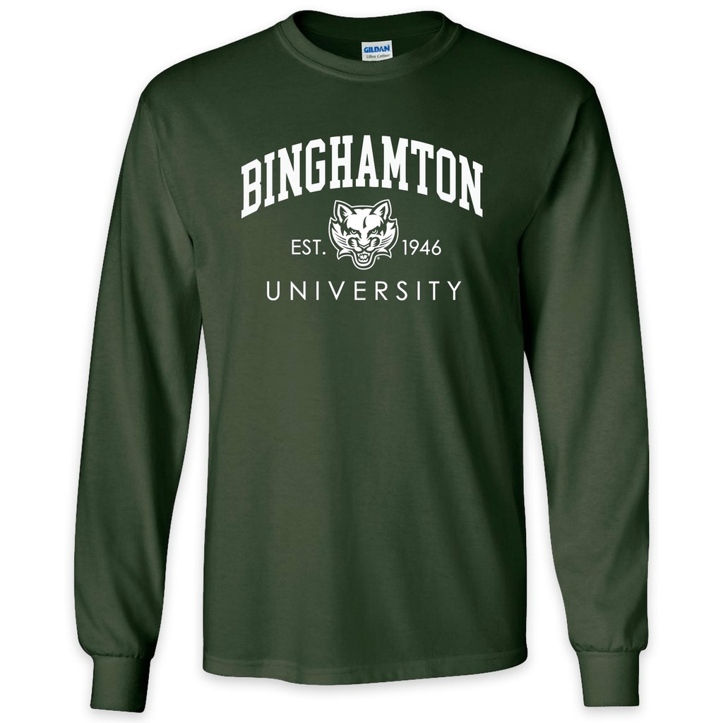 Binghamton University Green Long Sleeve Shirt
