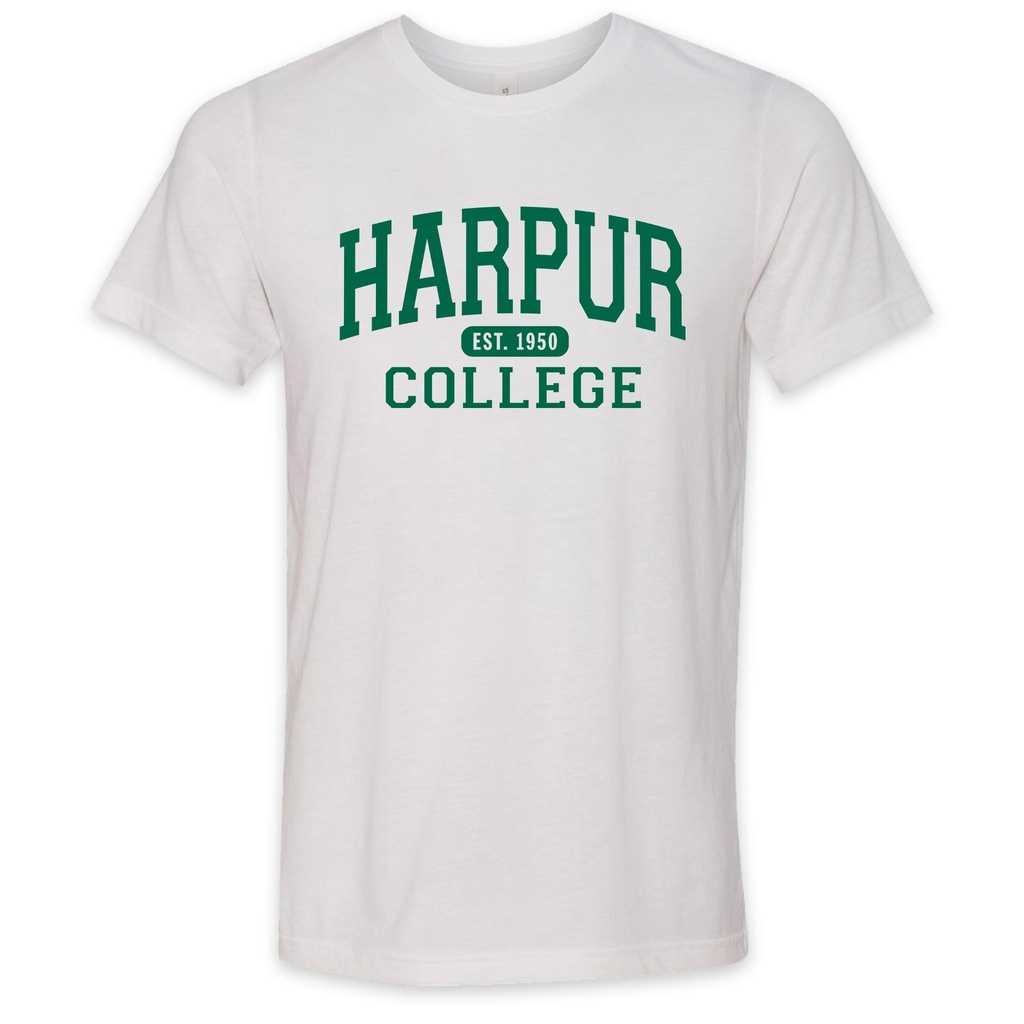 Harpur College Nostalgia Tee in White