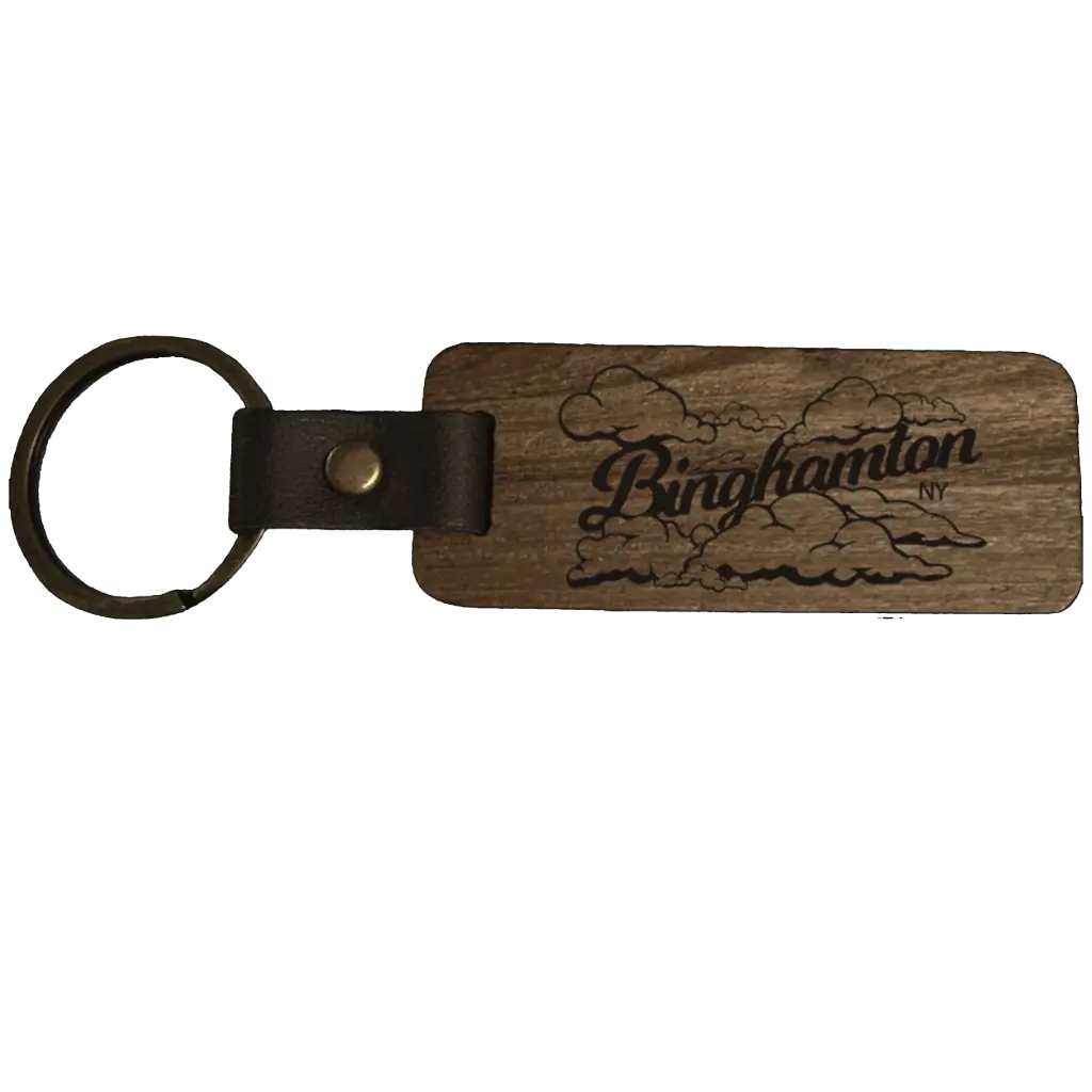 Binghamton Cloud Keychain