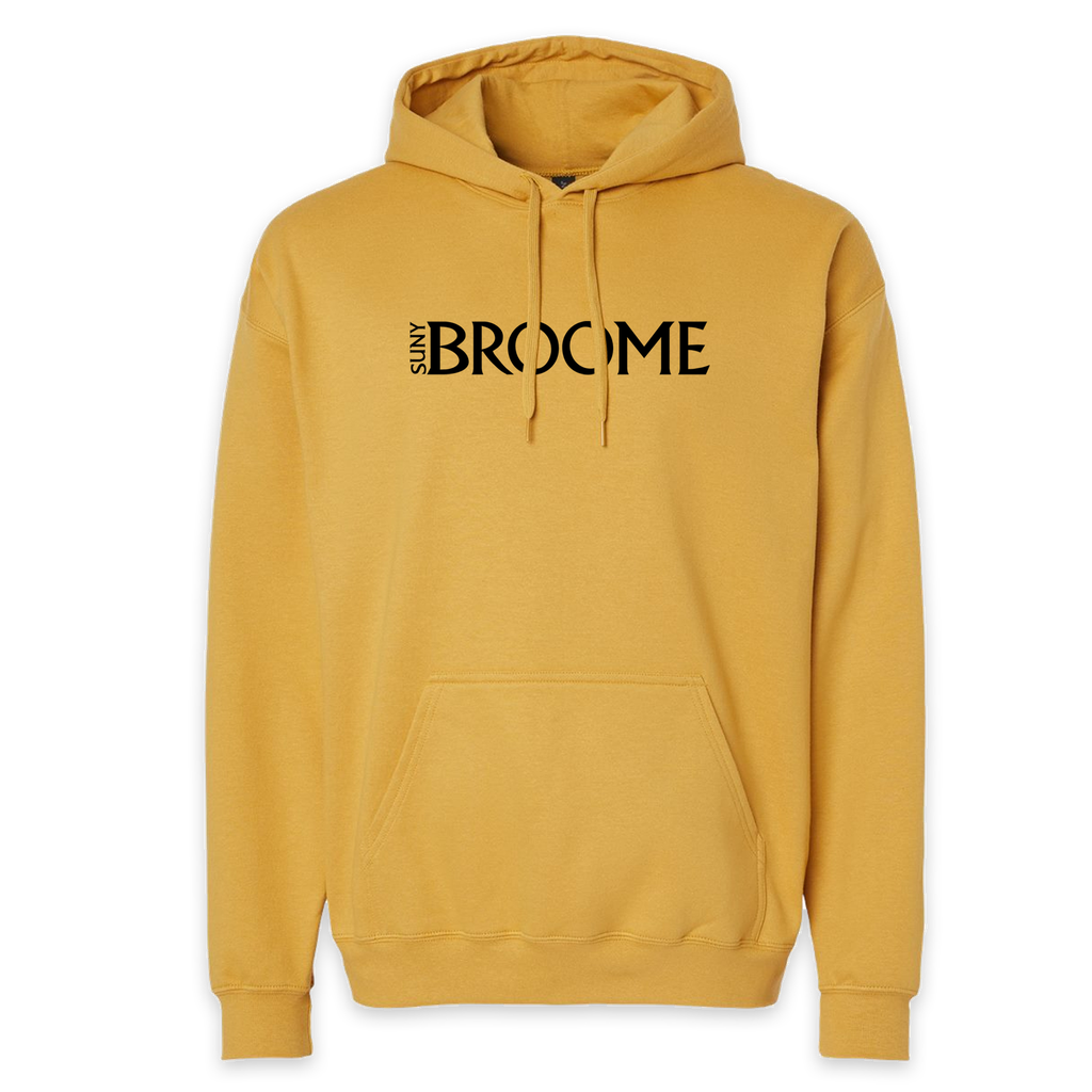 [18500 - S - Mustard] SUNY Broome Hoodie (S, Mustard)
