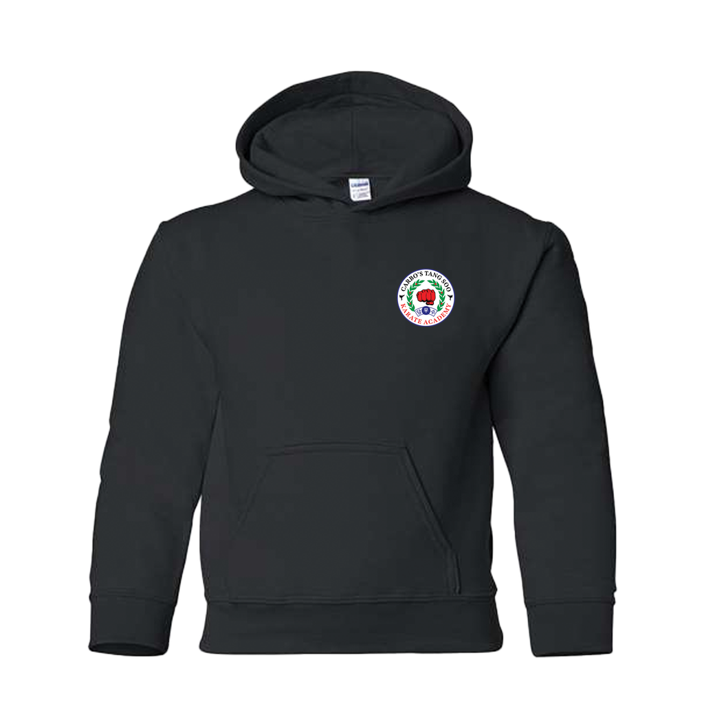 [SF500B - Black - YS] Carbo Tang Soo - Youth Training Hoodie (Black, YS)