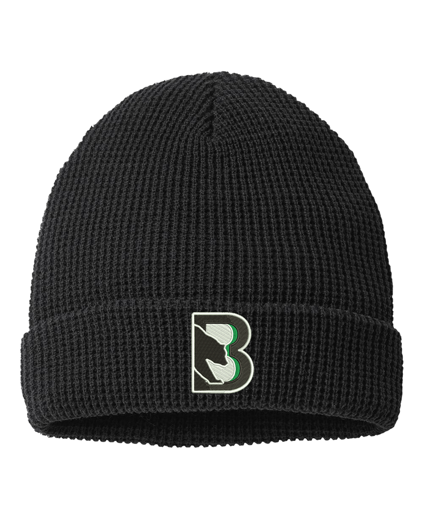 Binghamton Black Bears Waffle Cuffed Beanie