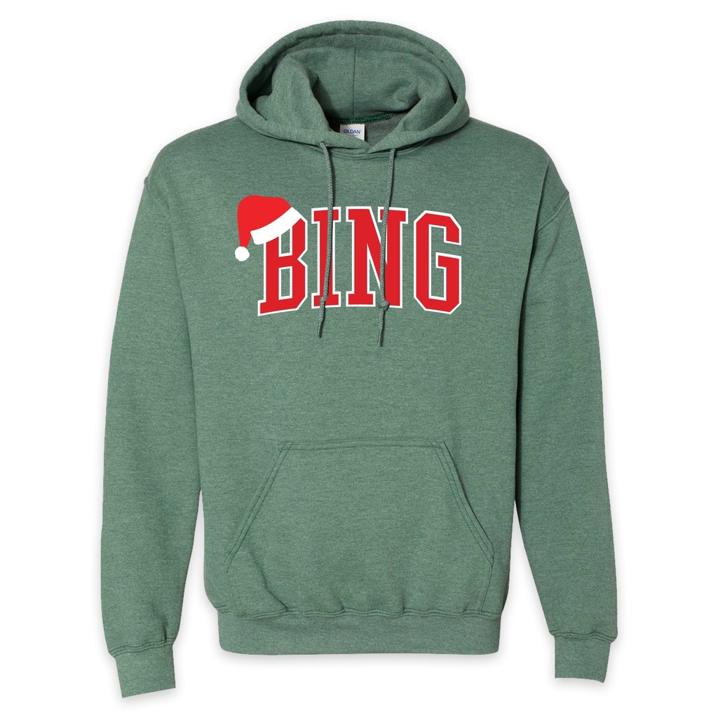 BING Santa Hat Hoodie