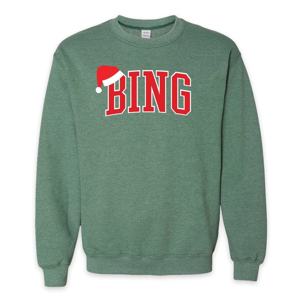 BING Santa Hat Crewneck