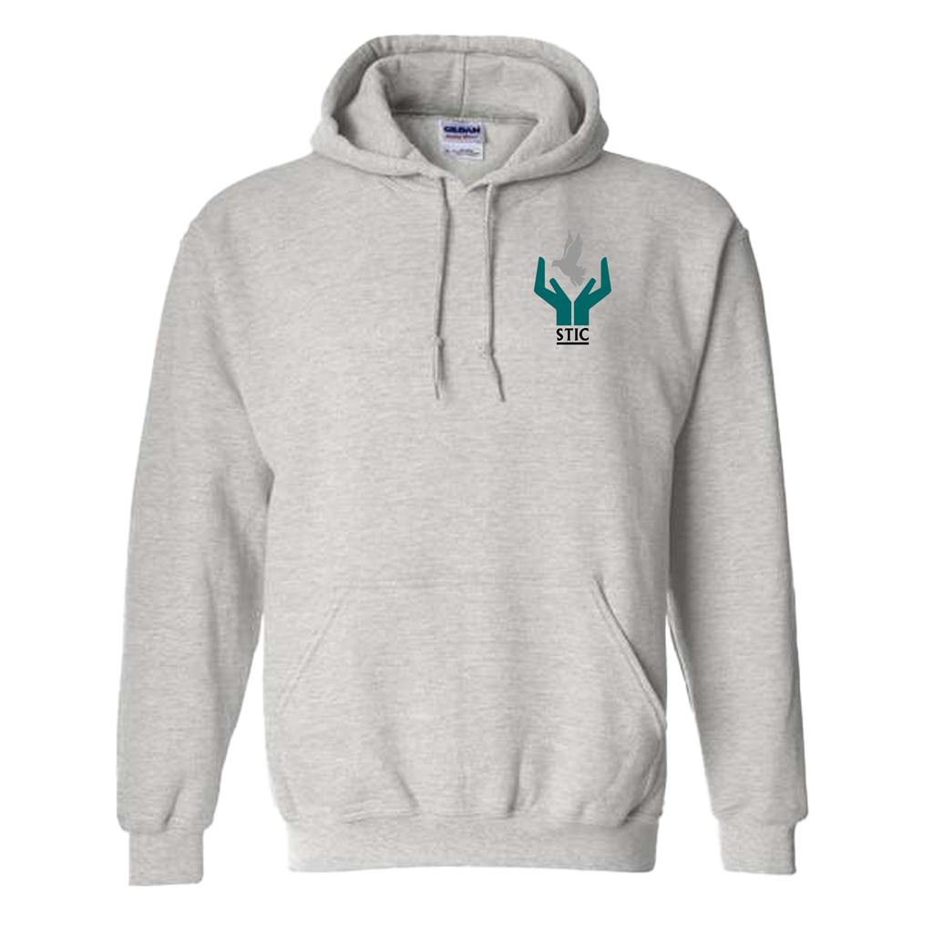 [18500-S-Ash] STIC Hoodie - Left Chest (S, Ash)