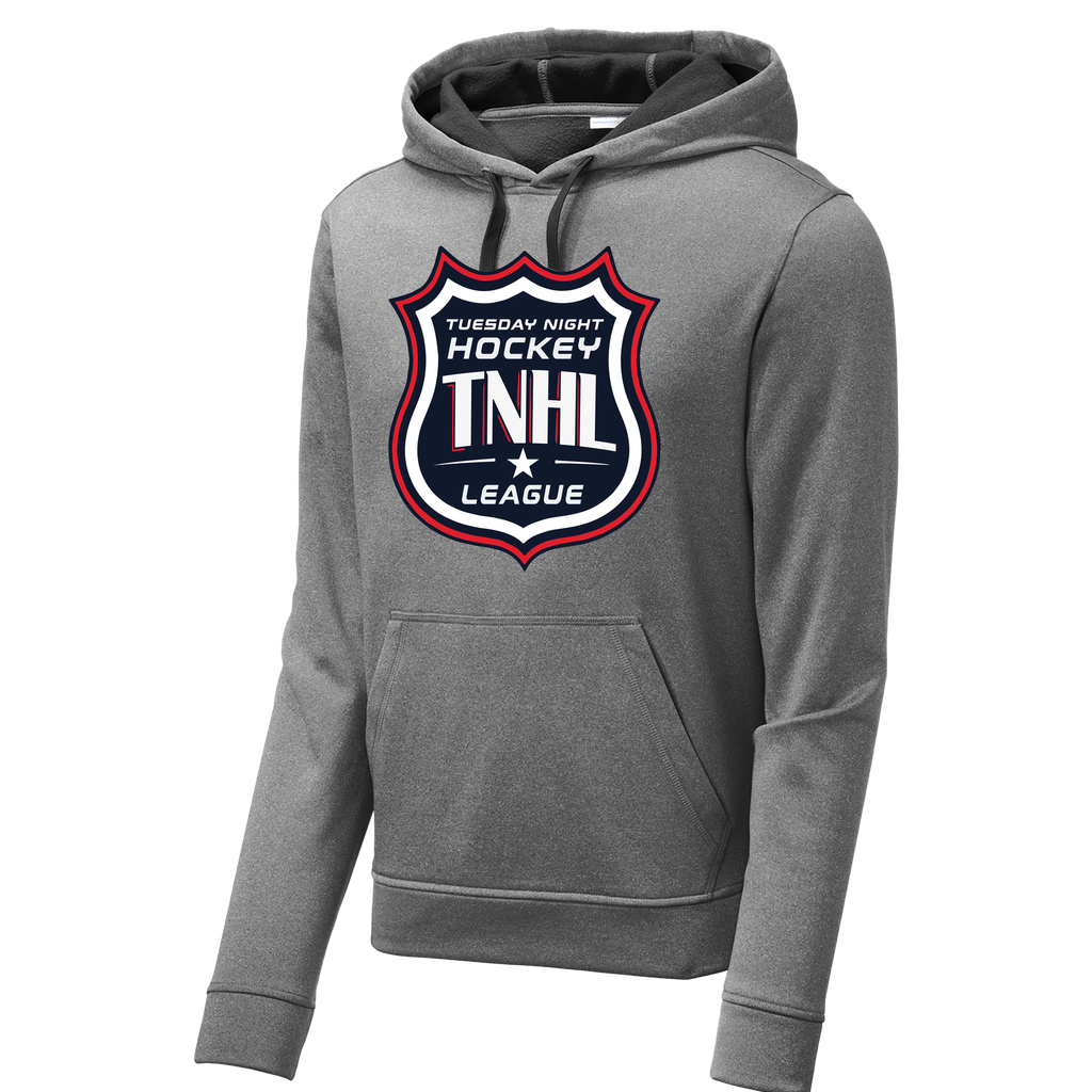[ST264-S-Black Heather] Tuesday Night Hockey League - Sport Wick Hoodie (S, Black Heather)