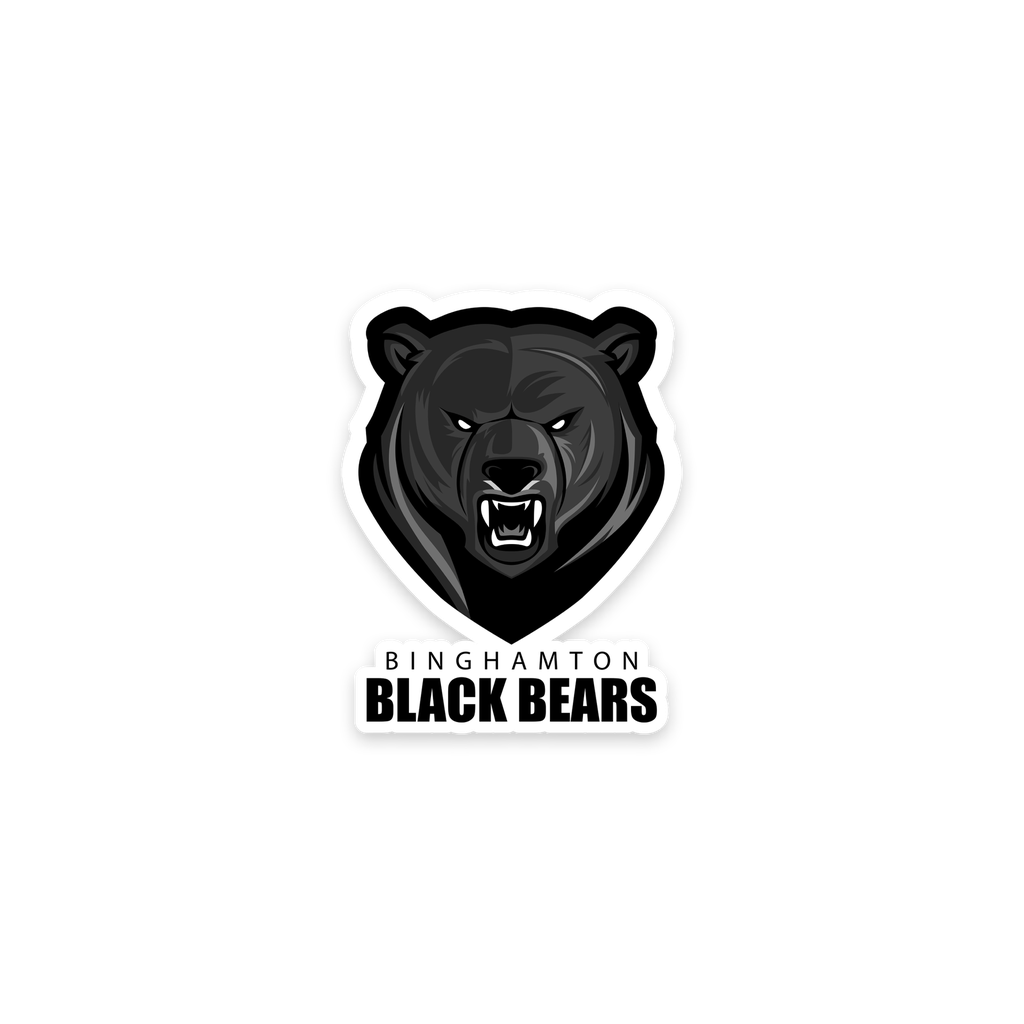 Binghamton Black Bears Alt. Logo Sticker