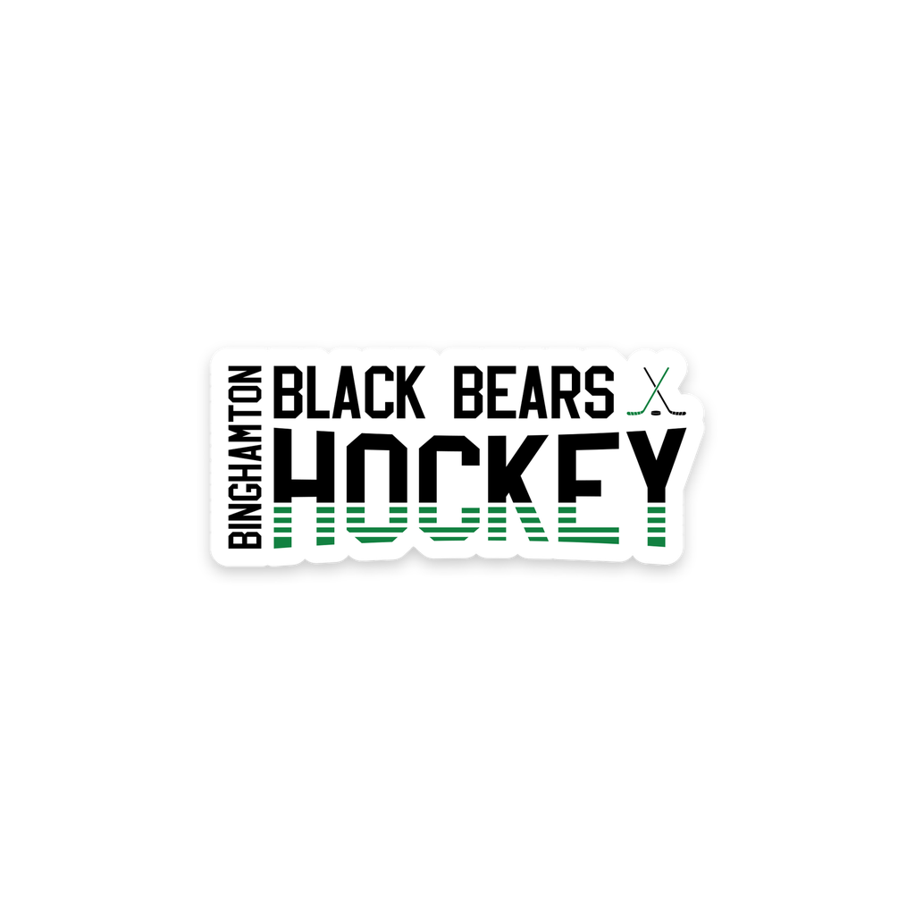 Binghamton Black Bears Hockey Sticker