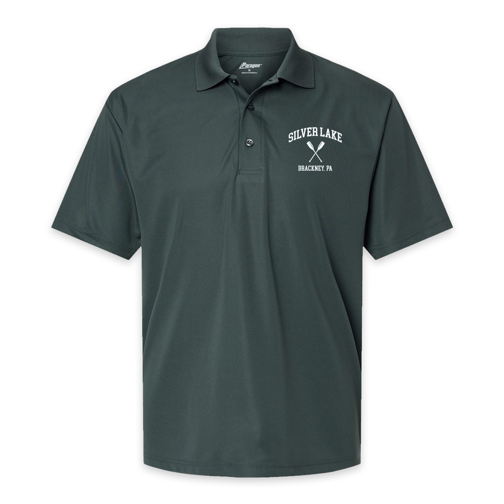 [500(Paragon)-S-Carbon] Silver Lake - Performance Polo (S, Carbon)