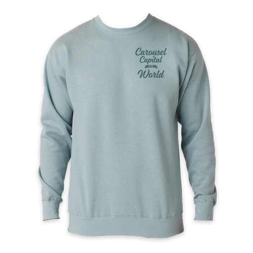 Carousel Capital Of The World - One Color Crewneck