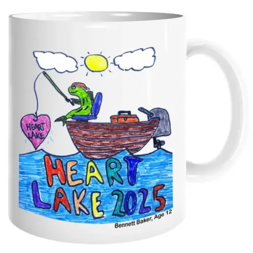 Heart Lake - Fish Fishing Mug