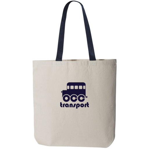 [Q4400-Natural/Navy] OCCT Tote