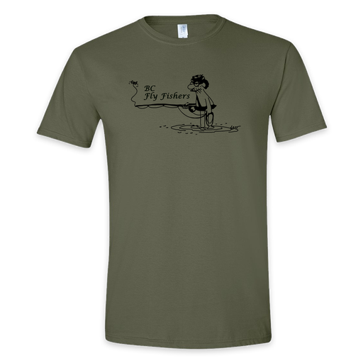 BC Fly Fishers Softstyle Tshirt - Full Front Design