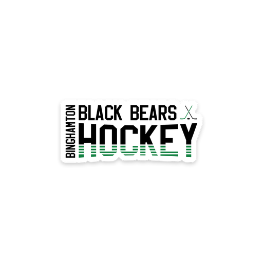 Binghamton Black Bears Hockey Sticker