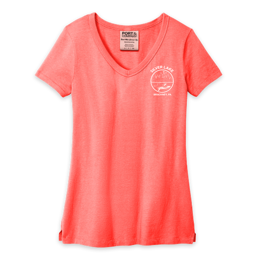 Silver Lake - Scenic Ladies V-Neck