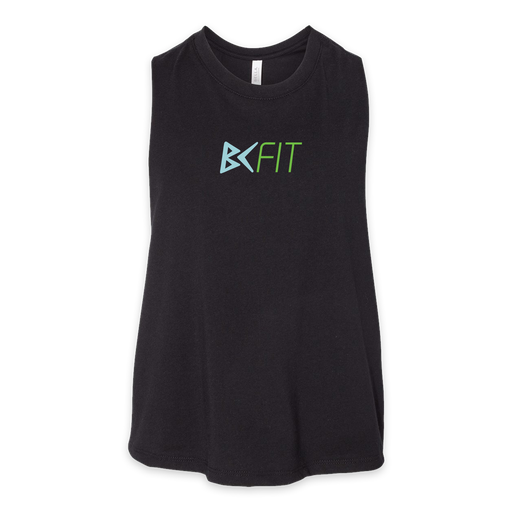 BC Fit Ladies Racerback Cropped Tank! 