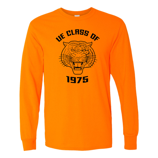 UE Class of 1975 - Unisex Long Sleeve Full Front Logo