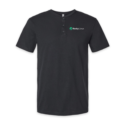 Rocky Linux CVC Henley Tee