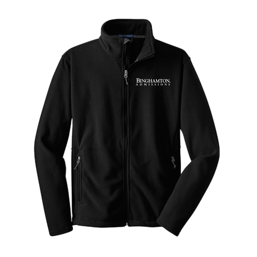 BU Admissions Men's Embroidered Devon & Jones Sweater Fleece Full Zip