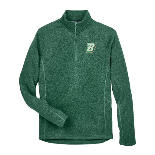 BU Admissions Adult Embroidered Devon & Jones Sweater Fleece Quarter Zip 