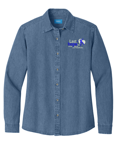 Last hope Animal Rescue Denim Shirt (Ladies fit)