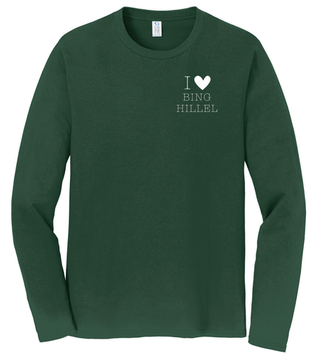 Hillel At Bing - I <3 Bing Long Sleeve!