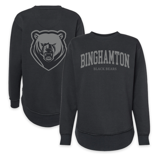 Binghamton Black Bears Ladies Crewneck - ONLINE EXCLUSIVE