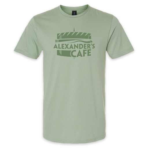 Alexander's Cafe - Monochromatic Tee!