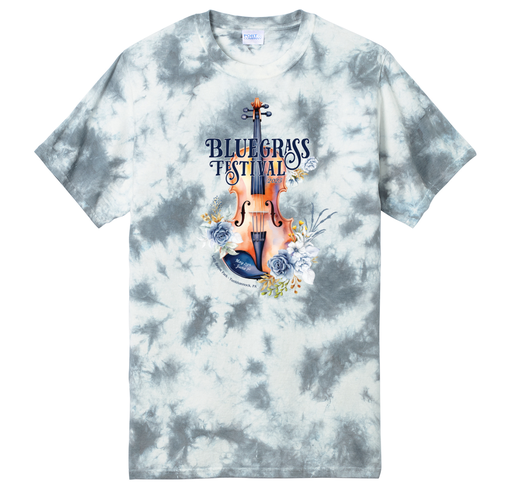 NEPA Bluegrass Festival 2025 - Full Color Tie Dye Tee!