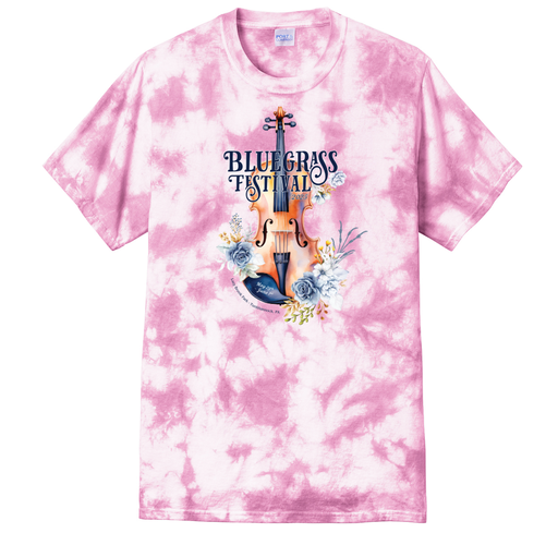 NEPA Bluegrass Festival 2025 - Full Color Tie Dye Tee!