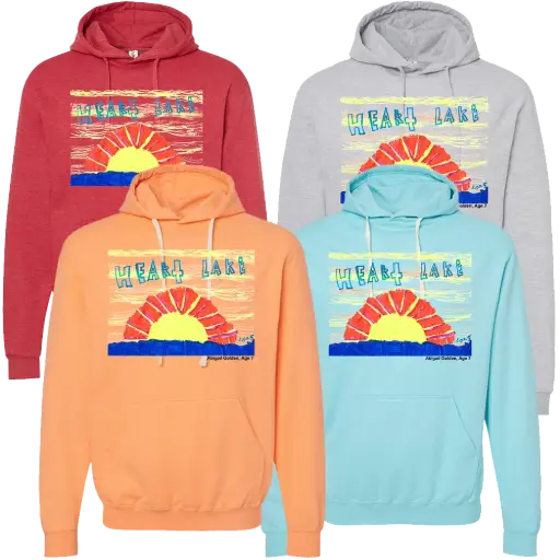 Heart Lake - Sun Hoodie
