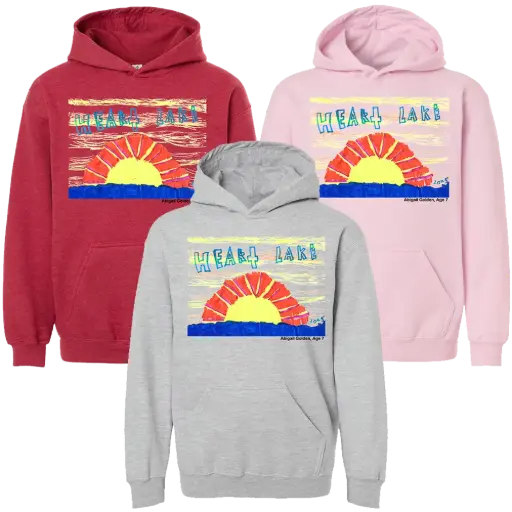 Heart Lake - YOUTH Sun Hoodie