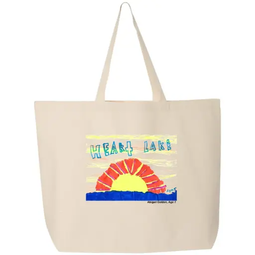 Heart Lake Tote Bag - Sun