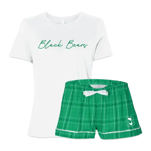 Binghamton Black Bears Ladies Pajama Set - ONLINE EXCLUSIVE 