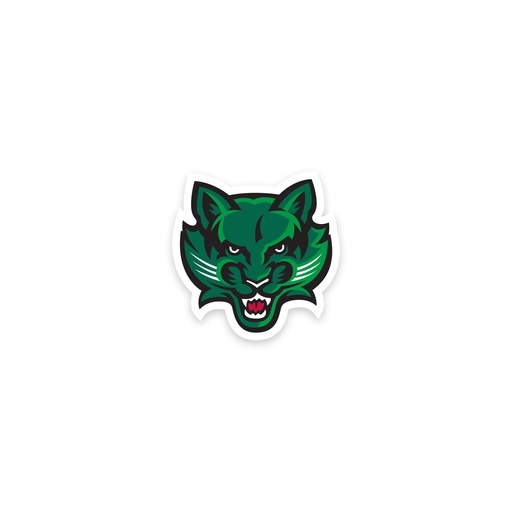 BU Club Hockey Player Bearcat Sticker