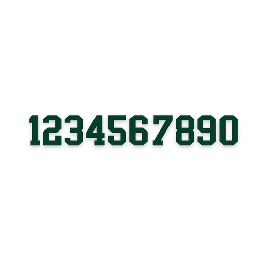 BU Club Hockey Player - Numbers for Helmets