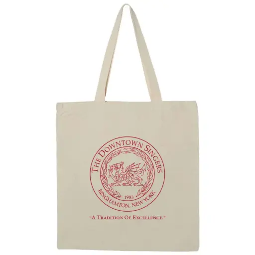 [Q800-Natural] The Downtown Singers - Canvas Tote Bag
