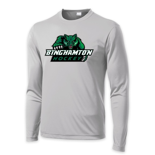 BU Club Hockey Player Performance Long Sleeve T-shirt