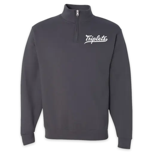 Binghamton Triplets Tee Vintage 1/4 Zip!