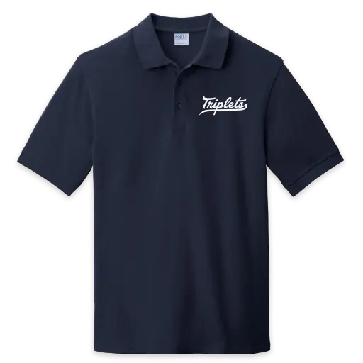 Binghamton Triplets Tee Vintage Pique Polo!