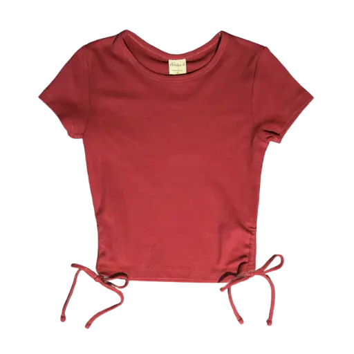 Side Cinch Crop Top - Basics By Muckles! 