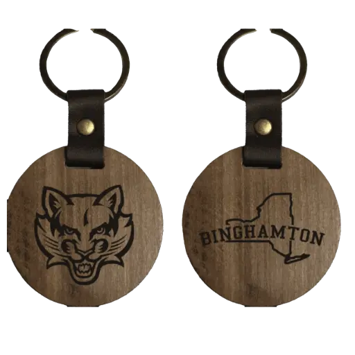 Binghamton Bearcat Keychain