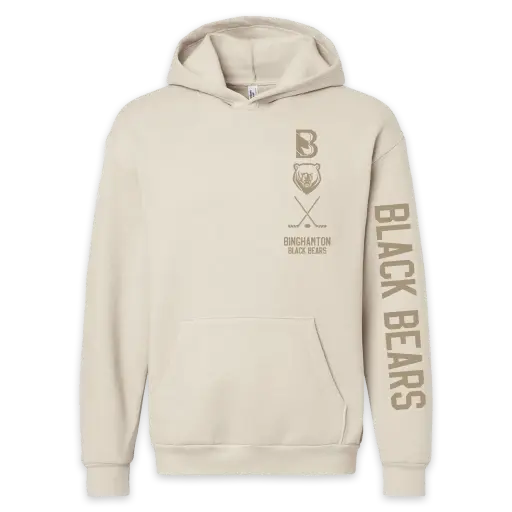 Binghamton Black Bears Mens Tan Hoodie - ONLINE EXCLUSIVE